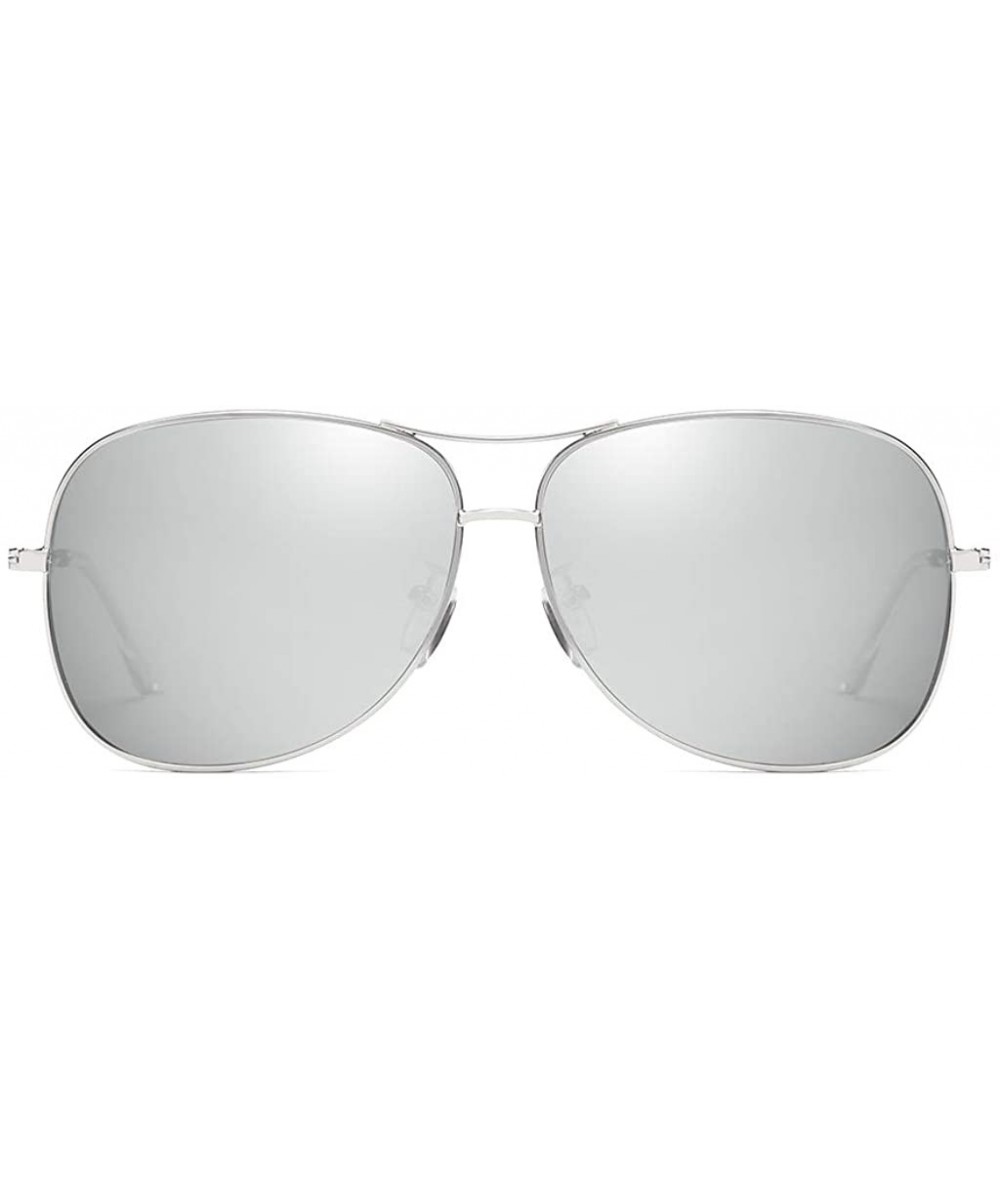 Butterfly Sunglasses Polarized Antiglare Anti ultraviolet Travelling - Silvery - C118WG89DK0 $47.92