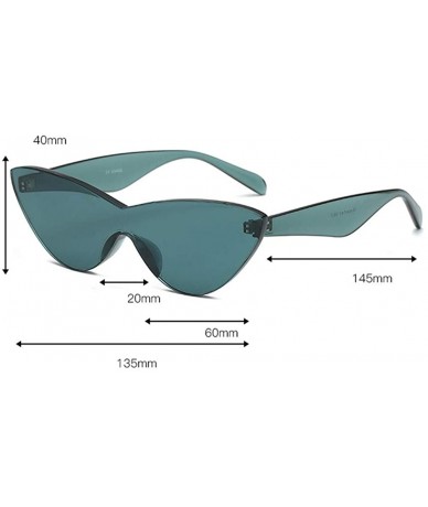 Rimless Sunglasses Rimless Vintage Oversized Glasses - G - CG18QTE0EDR $14.13