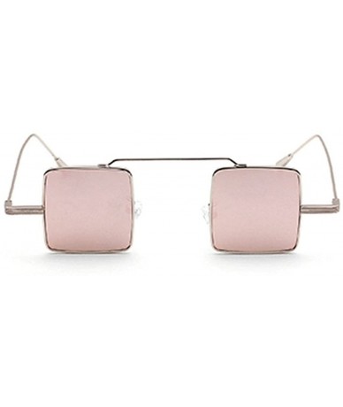 Oval Square Sunglasses Esthetic Idea Designed For Men Lens 36 mm - Gold/Pink - CD12LG0GG6L $34.37