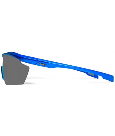 Sport Gamma Blue Fishing Sunglasses with ZEISS P7020 Gray Tri-flection Lenses - CI18KN7WH4Y $34.01