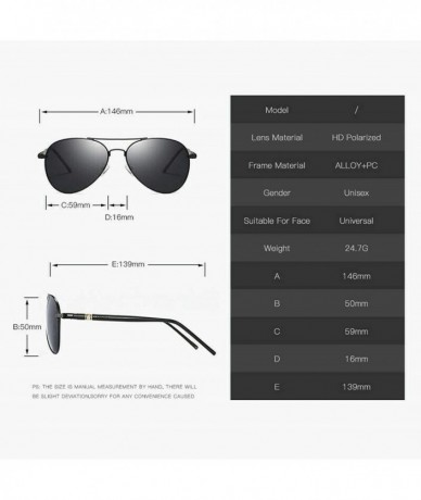 Round Men Polarized Sunglasses Retro Classic Pilot Glasses Leisure UV400 Protection Metal Frame Oculos De Sol - CG198AI2LID $...