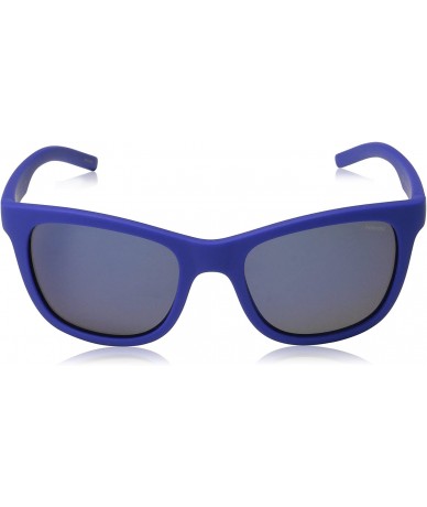 Rectangular Men's Pld7008/N Rectangular Sunglasses - Blue - C412N8ST9EX $78.02