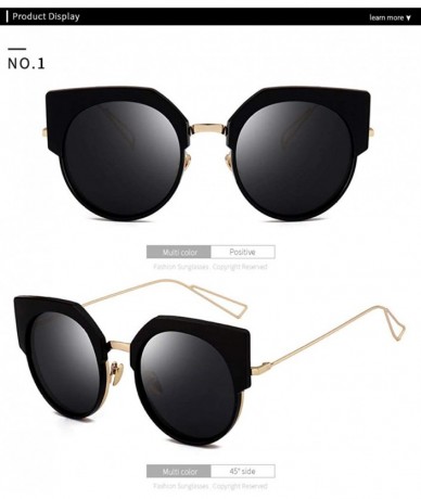 Rimless Polarized Sunglasses Street Style Fashion Round Frame Sunglasses Women - CE18X06UW7L $82.72