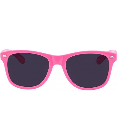 Rectangular Polarized Sunglasses Vintage Retro Designer Unisex Sun Glasses UV400 - Pink - C018CNDYM85 $17.59