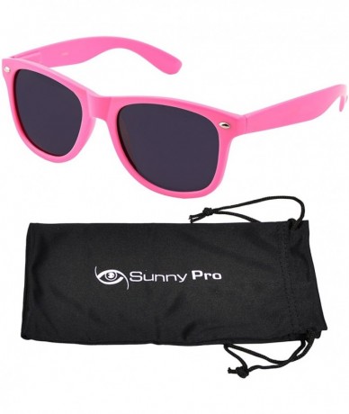 Rectangular Polarized Sunglasses Vintage Retro Designer Unisex Sun Glasses UV400 - Pink - C018CNDYM85 $17.59