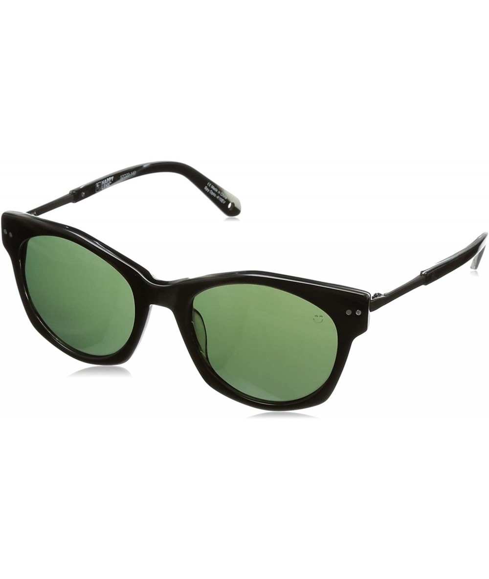 Square Optic Unisex Mulholland Happy Lens Collection Sunglasses- Black/Horn/Grey Green- One Size Fits All - CR11SG8HRHT $82.49