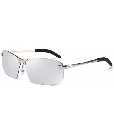 Square Sports driving fashion polarized sunglasses square men's polarized sunglasses discolored sunglasses - C6190N2Y7WM $57.16