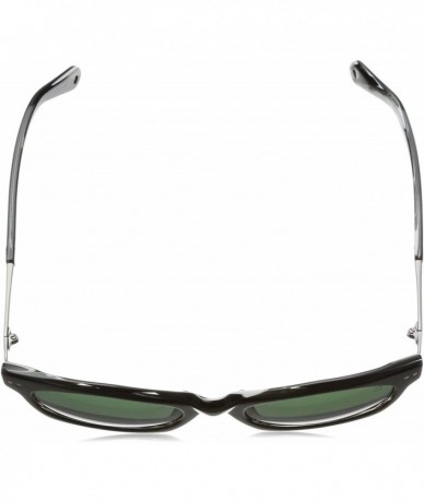 Square Optic Unisex Mulholland Happy Lens Collection Sunglasses- Black/Horn/Grey Green- One Size Fits All - CR11SG8HRHT $82.49