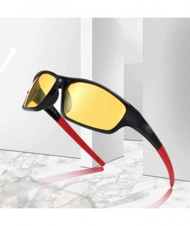 Sport Sunglasses Men's Polarized Driving Sport Sun Glasses For Men Women Square C 01 - C 08 - CH18Y6TDK47 $19.52