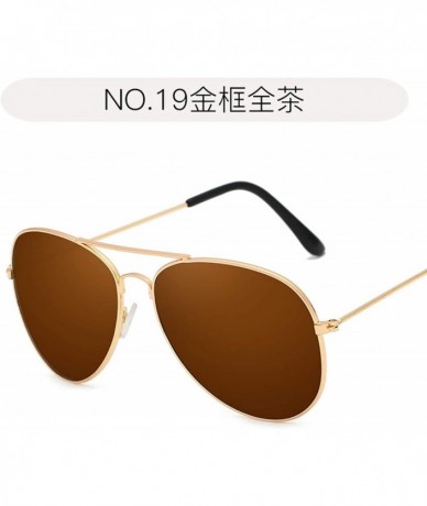 Aviator New Vintage Small Sunglasses Women Retro Classic Round Metal Sun Glasses Men Lens Eyeglasses UV400 - 18 - CF198ZTN7IG...