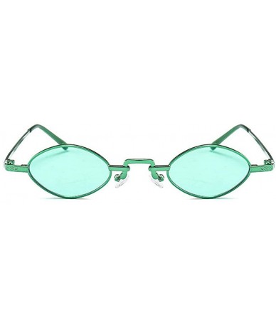 Oval Super Cute Oval Sunglasses Womens Mens 2018 Small Chic Design Eyewear UV400 - Green - CA18DKYDQU4 $23.31