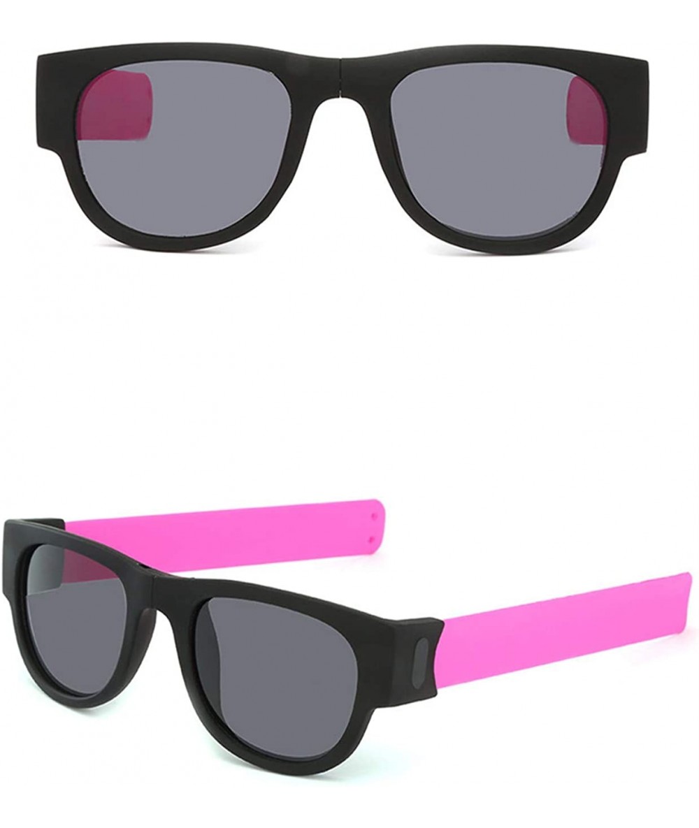 Square Folding Sunglasses - Multi-Colored Fashion Sunglasses Arm Sunglasses - CU18U7IMARR $39.94