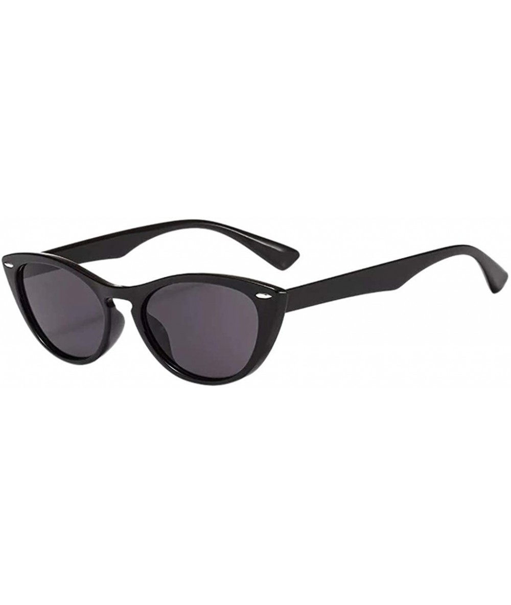 Cat Eye Classic Fashion Cat Eyes Sunglasses Retro Eyewear UV Radiation Protection For Women Unisex - A - CK196M38HK4 $15.64