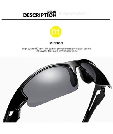 Sport Fishing Sunglasses Hunting Sport Sunglasses Polarized Lens UV Protection Clear Vision for Outdoor - CE18NRWMN42 $19.57