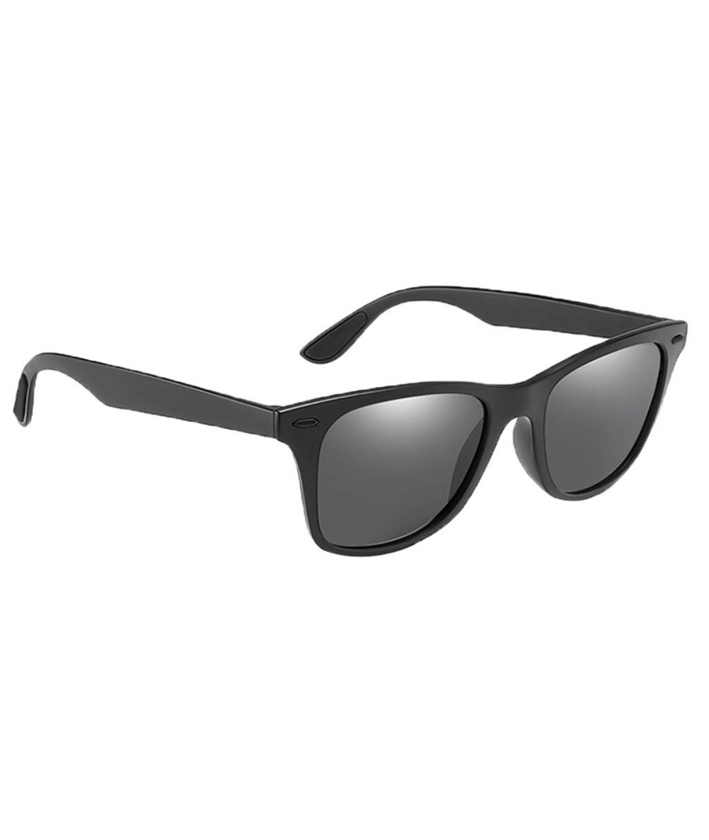 Sport Lightweight Men With Women Sports Retro Mirrored Sunglasses Eyewear Glasses - Black - Black - CO1999OIAQA $19.07