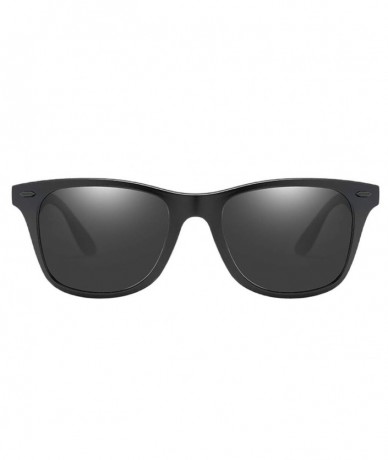 Sport Lightweight Men With Women Sports Retro Mirrored Sunglasses Eyewear Glasses - Black - Black - CO1999OIAQA $19.07