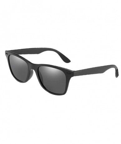 Sport Lightweight Men With Women Sports Retro Mirrored Sunglasses Eyewear Glasses - Black - Black - CO1999OIAQA $19.07