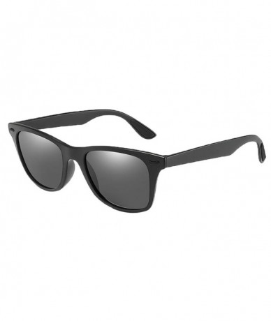 Sport Lightweight Men With Women Sports Retro Mirrored Sunglasses Eyewear Glasses - Black - Black - CO1999OIAQA $19.07