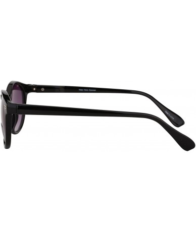 Round The Brilliance" Best Bifocal Sunglasses - Round- Full Frame Reading Sunglasses - Black - CI187A2T5K8 $28.90