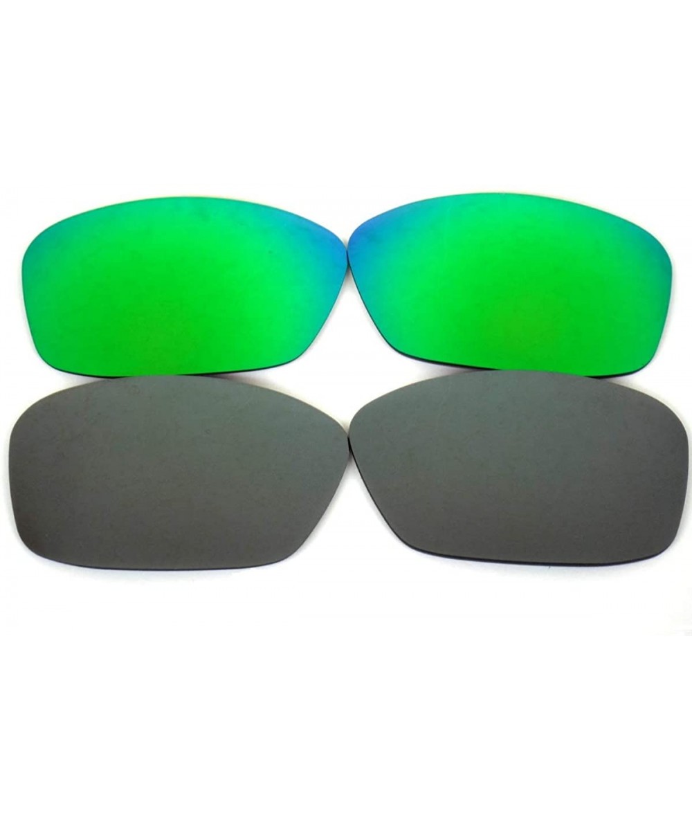 Oversized Replacement Lenses Hijinx Gray&Green Color Polorized-2 Pairs FREE S&H. - Gray&green - C9127YN5UGV $25.99