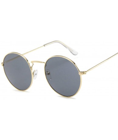 Rimless Round Sunglasses Women Brand Designer Sun Glasses Female Fashion Summer Feminino - Goldred - C8198A5645R $60.59