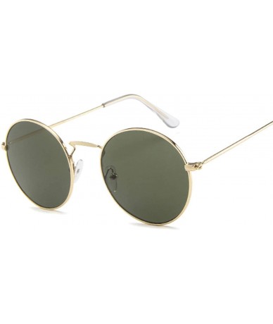 Rimless Round Sunglasses Women Brand Designer Sun Glasses Female Fashion Summer Feminino - Goldred - C8198A5645R $60.59