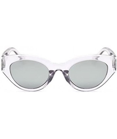 Aviator Cat Eye Sunglasses for Women - Plastic Frame Vintage Clout Goggles - C518D44EI42 $19.09