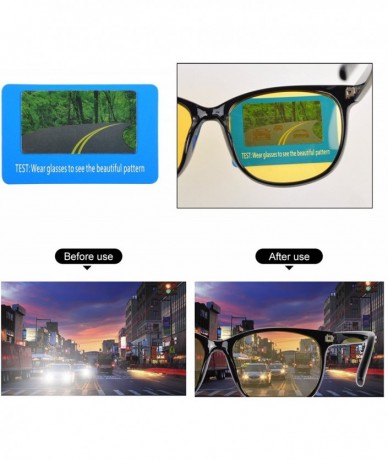 Goggle Night Vision Driving Glasses Polarized Anti-glare Clear Sun Glasses Men & Women Fashion - Black-1 - C218G8ZIX85 $32.38