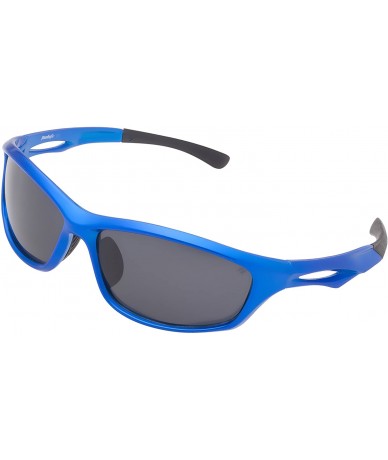 Sport Polarized Sports Cycling Sunglasses 64MM Athletic Sunglasses for Women Men TL6003 - Blue Frame/Grey Lens - CY1895HGL7E ...