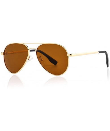 Sport Polarized Aviator Sunglasses for Men Women Driving Sun Glasses 100% UV Protection - 58MM - C21963LN9WK $31.44