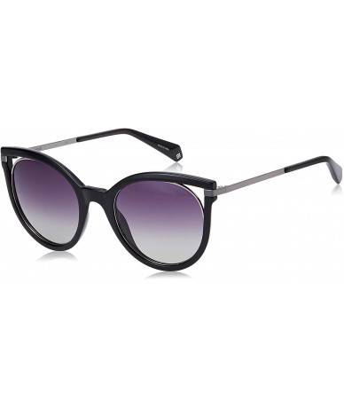 Oval Women's Pld4067/S Oval Sunglasses - Black - CW18C54SK36 $82.35