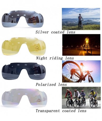 Sport Polarized Sports Sunglasses for Men Women UV Protection Running Cycling Glasses - Red - C018XXY6U5Q $40.76