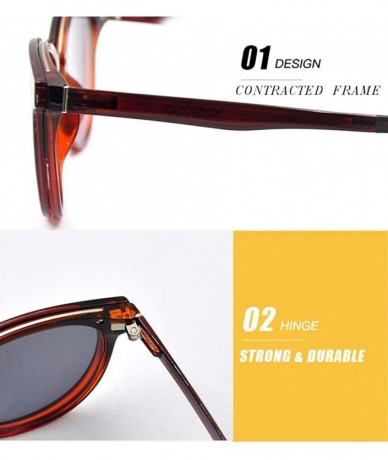 Round Fashion Round Optical Eyeglasses with Sunglasses Function Space Material Frame for Women - C0192M7QZ9M $42.80