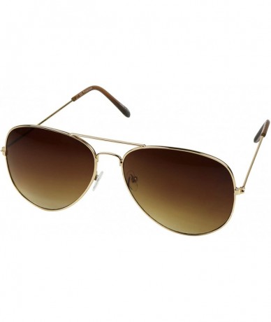 Aviator Oversized Aviator Sunglasses XL Wide Pilot Vintage Teardrop Frame Extra Large Shades - CT12FA892AF $19.90