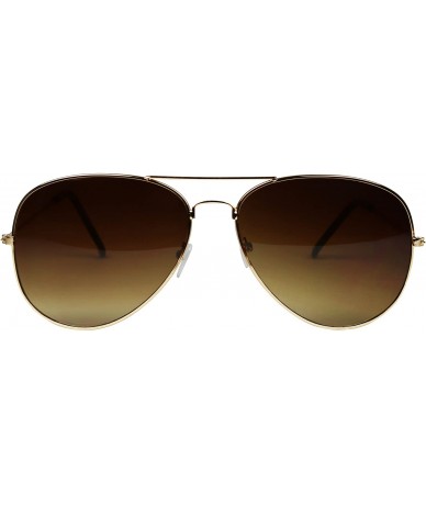 Aviator Oversized Aviator Sunglasses XL Wide Pilot Vintage Teardrop Frame Extra Large Shades - CT12FA892AF $19.90