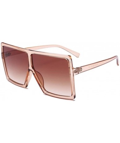 Oversized Oversized Sunglasses Fashion Glasses Vintage - C6 Champagne - CY199EKNX4X $33.08