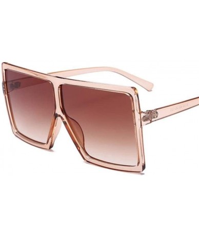 Oversized Oversized Sunglasses Fashion Glasses Vintage - C6 Champagne - CY199EKNX4X $33.08