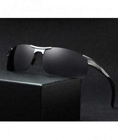 Sport Mens Polarized Sports Sunglasses Anti Glare for Safe Driving Glasses for Men/Women - Black - CH18ZDDSSZE $32.99