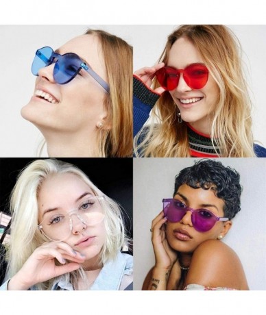 Round Unisex Fashion Candy Colors Round Outdoor Sunglasses Sunglasses - Dark Blue - CX190R7IRTS $26.26