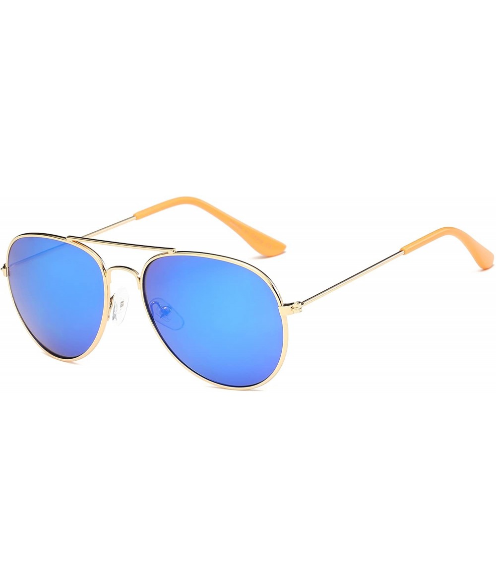 Aviator Sunglasses UV Protection Sun Glasses Metal Frame PC Lens Aviator Glasses S1007 - Ca02-b07 - CV18HKD6MIW $26.66