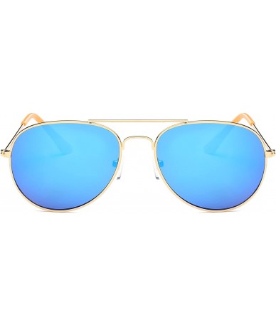 Aviator Sunglasses UV Protection Sun Glasses Metal Frame PC Lens Aviator Glasses S1007 - Ca02-b07 - CV18HKD6MIW $26.66