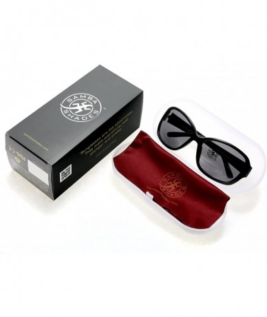 Oval Women's Bifocal Reading Sunglasses Fashion Readers for Under the Sun Square Sunglasses - Black - C011H0DWVYP $43.07