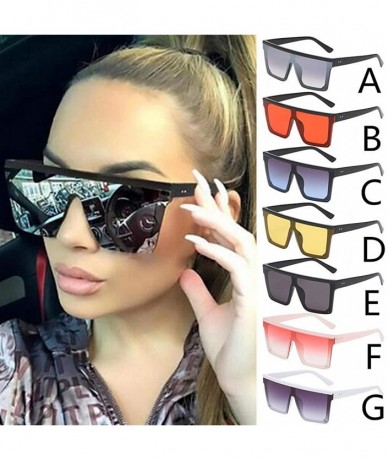 Square Fashion Women Square Shape Frame Sunglasses Summer Shade Glasses - C - CA18TQIXUUE $15.18