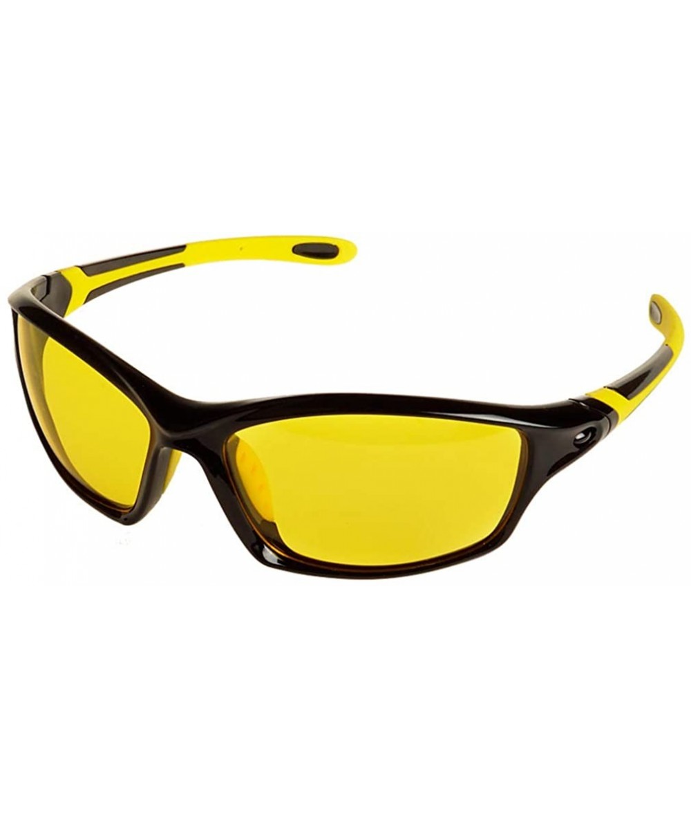 Square Night Driving Glasses Glare Reducing Polarized Lens Anti-Glare Vision for Men & Women - Sport - CY18ADUWT80 $50.39