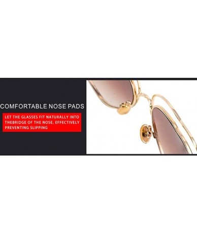 Aviator New sunglasses- fashion ladies 2019 sunglasses love heart sunglasses - A - CA18SKZNHCM $73.70