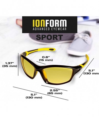 Square Night Driving Glasses Glare Reducing Polarized Lens Anti-Glare Vision for Men & Women - Sport - CY18ADUWT80 $50.39