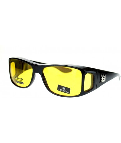 Goggle OTG (Over The Glasses) Yellow Lens Gloomy Foggy Weather Semi Goggle Sunglasses - CN1882A43YQ $20.91