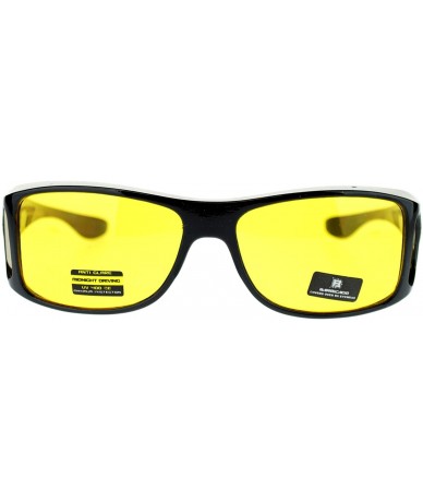 Goggle OTG (Over The Glasses) Yellow Lens Gloomy Foggy Weather Semi Goggle Sunglasses - CN1882A43YQ $20.91