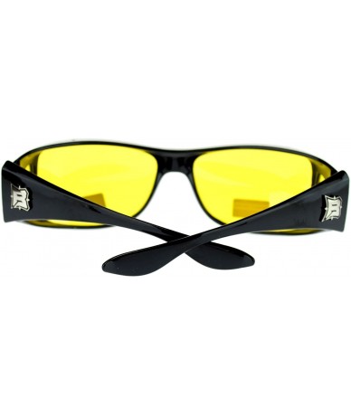 Goggle OTG (Over The Glasses) Yellow Lens Gloomy Foggy Weather Semi Goggle Sunglasses - CN1882A43YQ $20.91