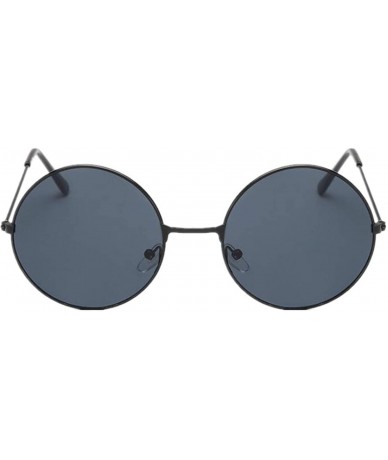 Oversized 2019 Round Sunrods Occulos Of Male Soil Fashion Colorful Design Sun Glasses - Green - CQ18W0MTXUQ $39.27